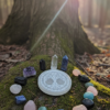 Selenite Engraved Round Charging Plate: Celtic Tree of Life (4 Inch) VTrendz
