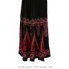Long 8-Kali Embroidered Maxi Dress with Stretch Sleeves VTrendz