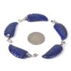 Lapis Lazuli Crystal Guardian Angel Wing Shaped Crystal Pendant Necklace for Balancing Energy - Image 3