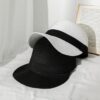 Straw Ball Hat Trendy Beach Hats For Men/ Women;  Adult One Size Fits Most (22-23 inches), adjustable size - Image 2