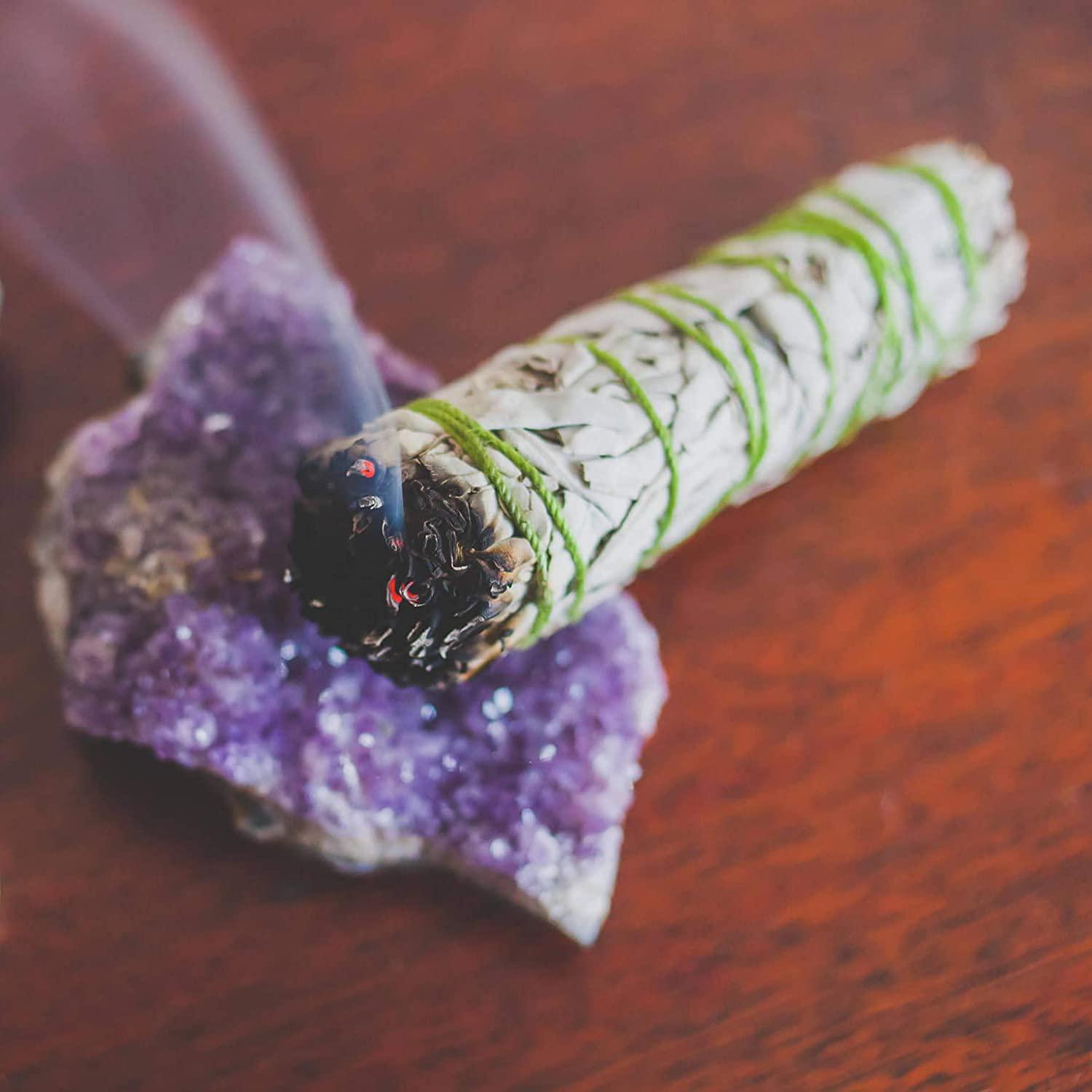 White Sage Smudge Bundle for Spiritual Cleansing and Clearing Negative Energy 3-4" - Image 6