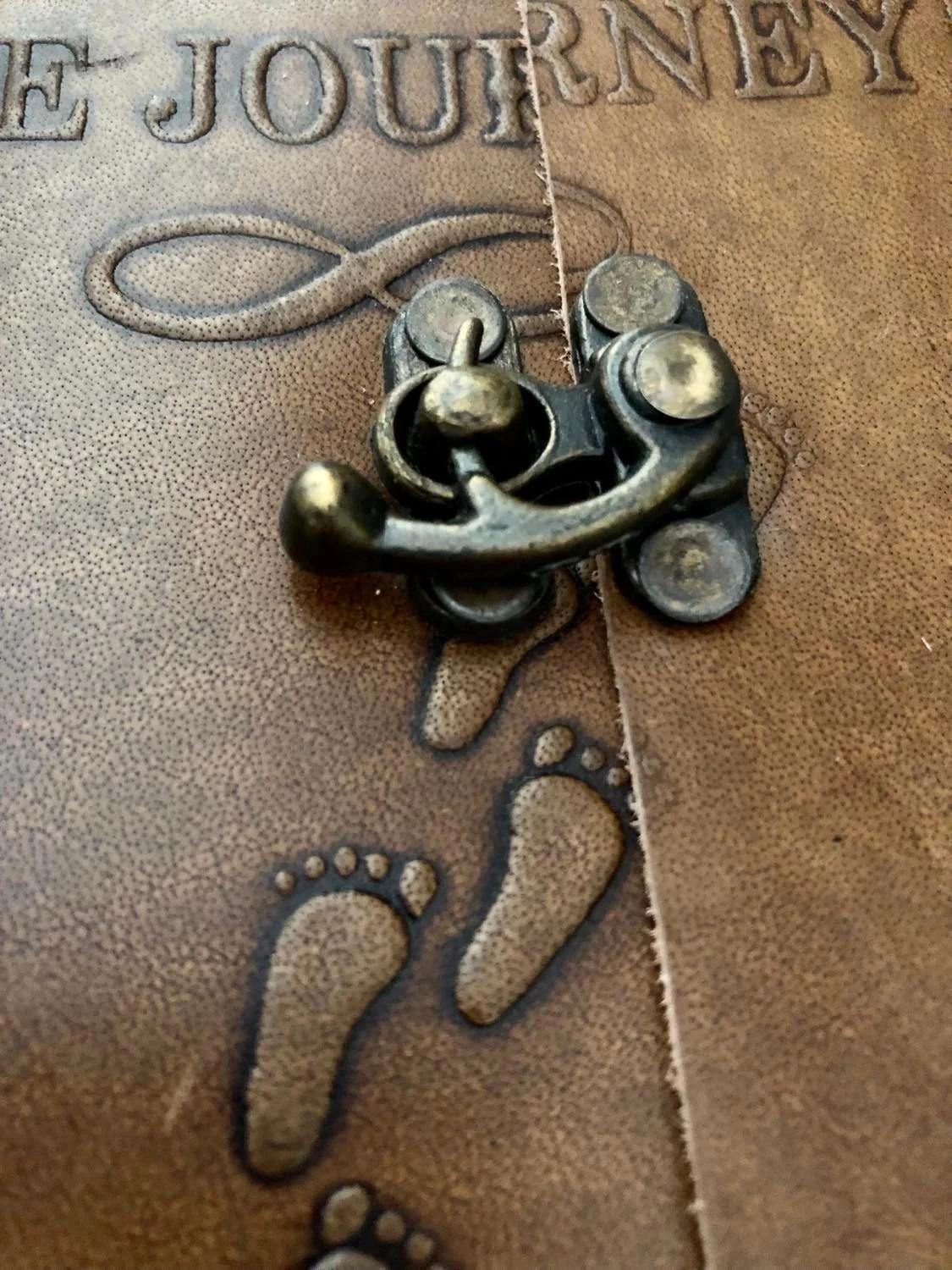 The Journey Embossed Leather Journal | Chronicle Your Path - Image 2
