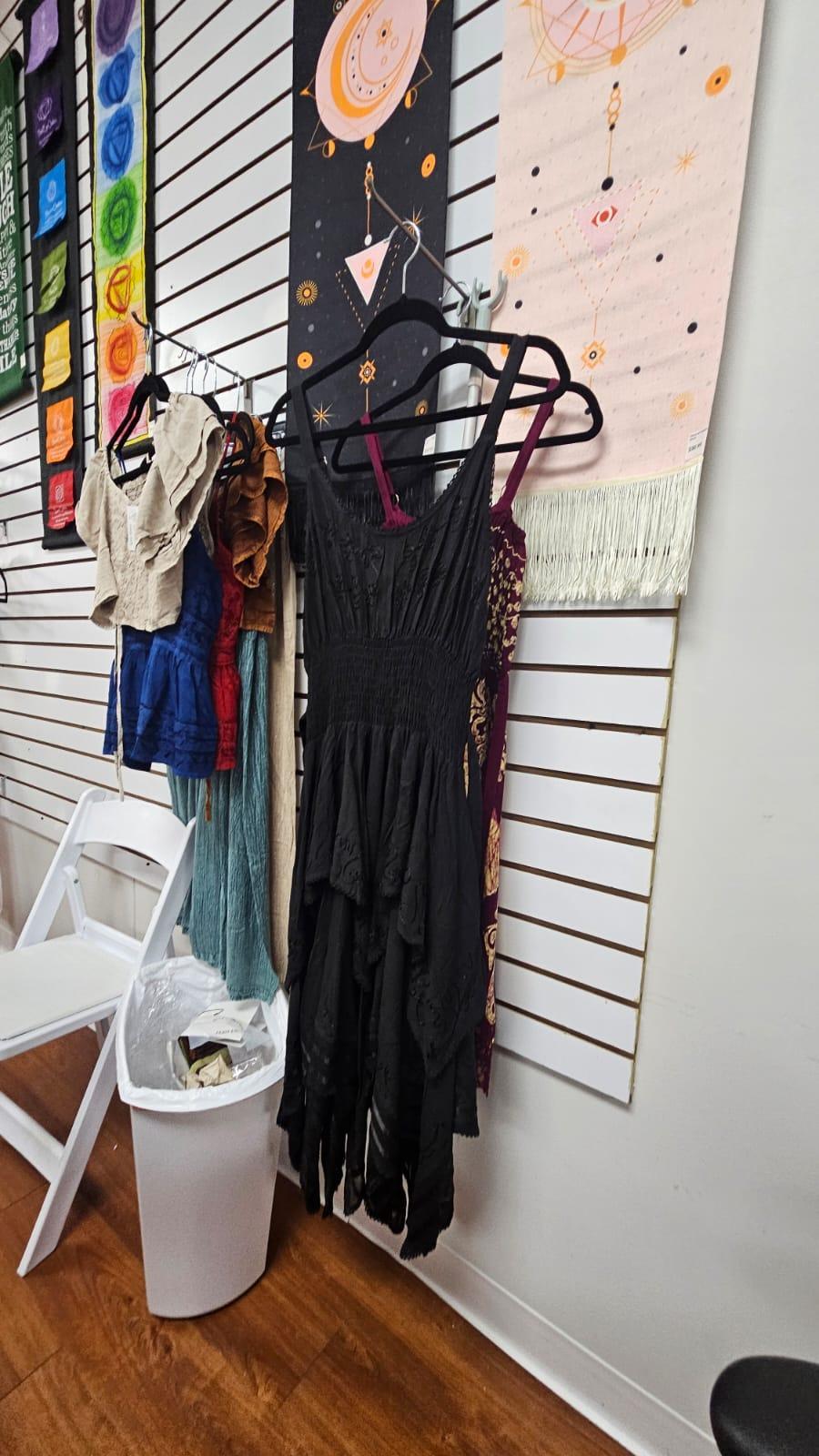 Embroidered 2-Layer 4-Corner Handkerchief Dress - Image 3