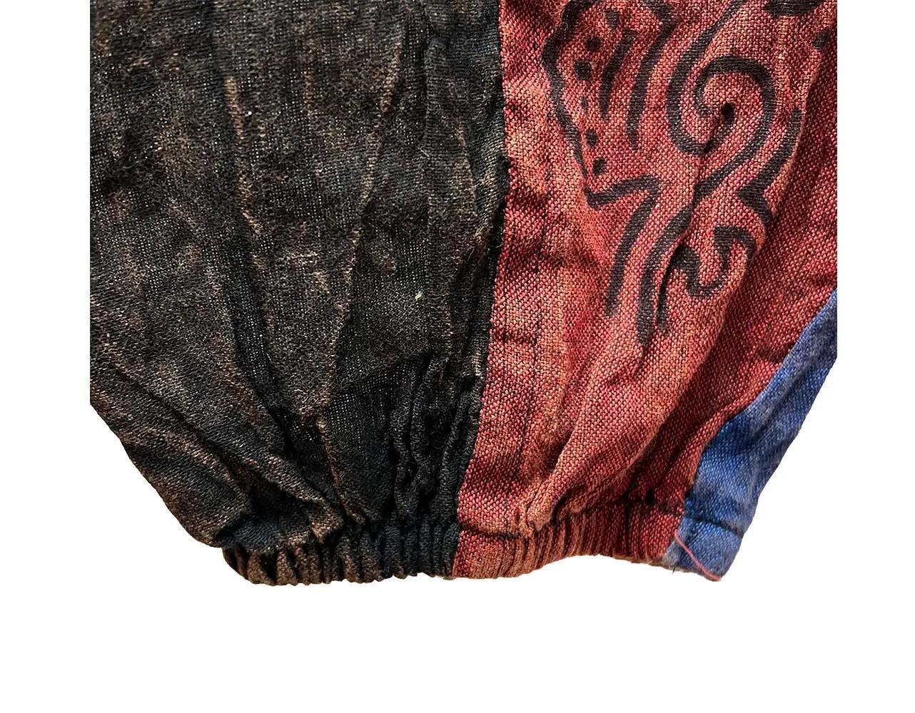 Boho Cosmic Forest Mushroom Patchwork Harem Pants - Image 5