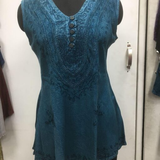 Pio 5B WS Sleeveless Solid Color Top