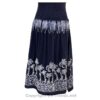 Batik Printed 8 Kali Convertible Midi Dress VTrendz