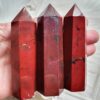 Red Jasper Obelisk Tower: Jumbo Healing Wand for Rooted Strength & Primal Vitality VTrendz