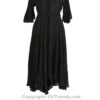 Long Sleeves Victorian Style Corset Dress with Georgette Lace & Threadwork VTrendz
