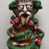 Tree Man Monk Backflow Incense Burner, Reflux Burner, Large Handmade Ceramic Backflow Cone Sticks Incense Holder Home Décor Craftwork Figurine Size: 15 W x 13 L x 20 H cm VTrendz