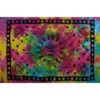 Sun Moon Star Horizontal Hang Blue Base Wall Hanging Handmade Cotton Tapestry 84" x 54" inch - Image 2