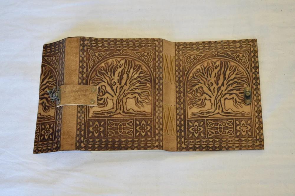 Celtic Yggdrasil Embossed Journal | A Chronicle of Earthly Wisdom - Image 4