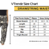 Red & Cream Elephant Print Drawstring Thai Harem Pants VTrendz