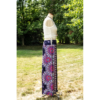 Navy Blue Open Leg Thai Palazzo Pants VTrendz