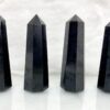Black Tourmaline Obelisk Tower: Jumbo Healing Wand for Ultimate Protection & Grounding VTrendz