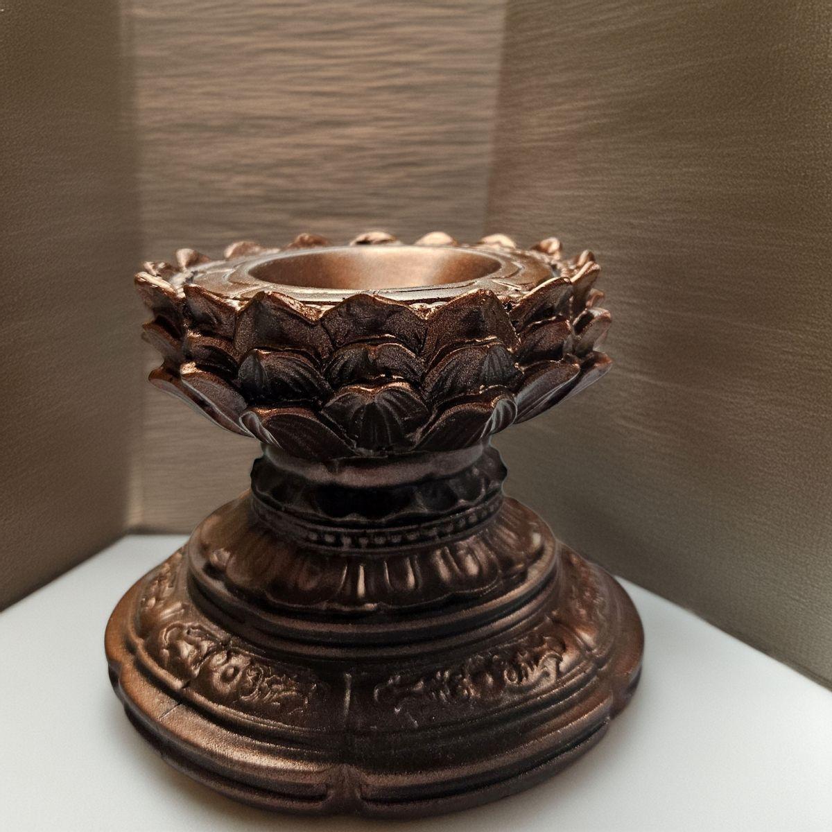 Flower Resin Sphere Stand – The Blooming Altar Foundation - Image 2