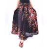 Skirt / Dress Coconut Buckle Printed Long Comfy Skirt/Dress with Elastic Stretch and Adjustable Tie - Image 2