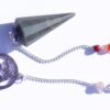 Green Aventurine Chakra Beads 12 faceted Pendulum 3-in-1 pendulum, bracelet, pendant - Image 2