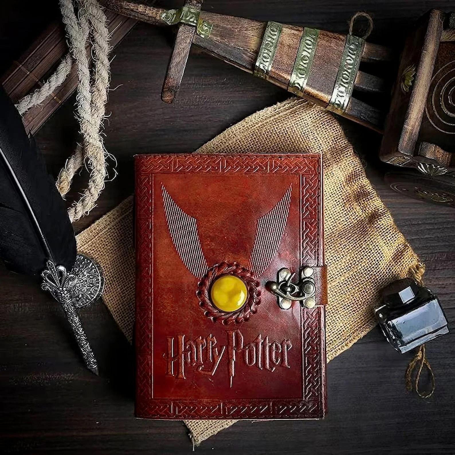 Wizarding World Embossed Leather Journal | Your Personal Book of Spells - Image 2