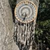 Cotton crochet single ring dreamcatcher Dia 32 - 34 cm length 85 -100 cm - Image 5