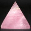 Rose Quartz Compassion Pyramid: Deep Heart Healing & Grace Vessel (2-Inch) VTrendz
