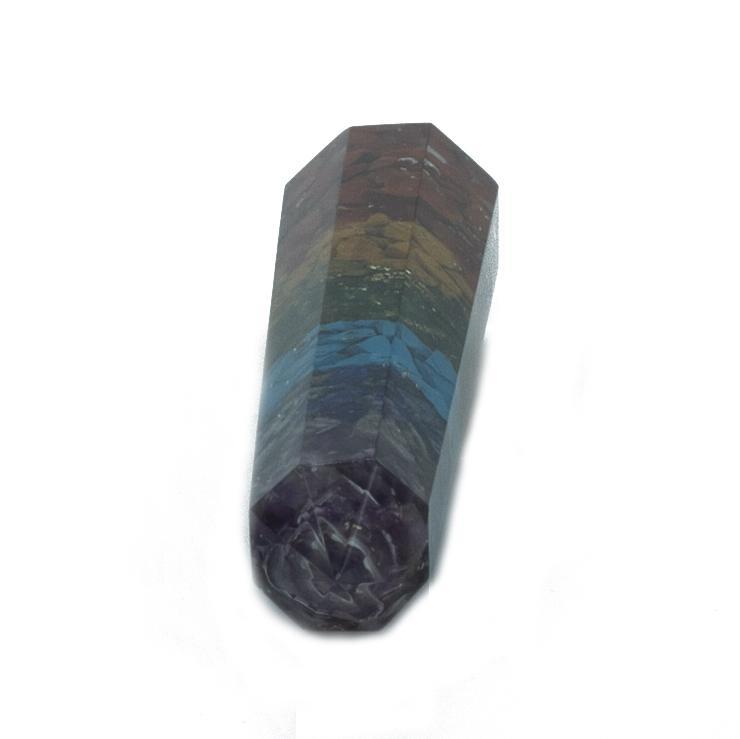 7-Chakra Orgone Tower Point: Alchemical Harmonizer & Spiritual Transmutation Tool - Image 4