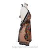 Hand-Printed Jamawar Short Scarf Halter Dress VTrendz