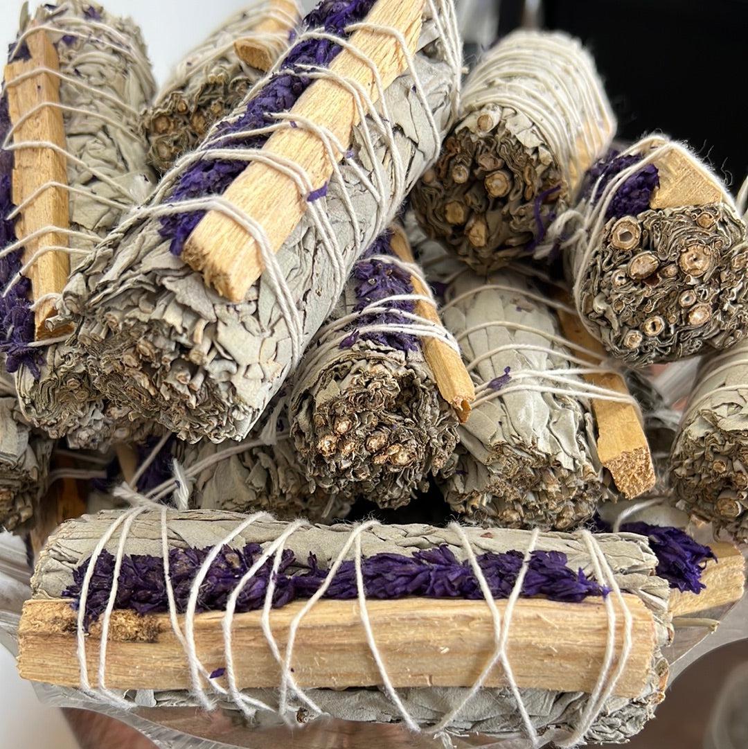 Ultimate Sacred Herb Smudge Stick for Complete Cleansing, Blessing, and Protection 4" - Image 4