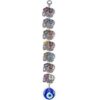17" Inch 7-Elephant Hanging with Evil Eye, Handmade VTrendz