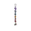 7 Chakra Tumbled Stone Hanging with Tassel- Car Hanging Reiki Crystals Hanging Decor VTrendz