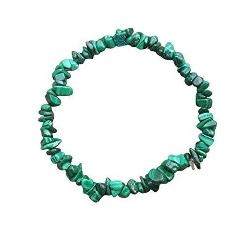 Malachite Stone Chips Bracelet Natural Stones