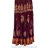 Long 8-Kali Embroidered Maxi Dress with Stretch Sleeves VTrendz