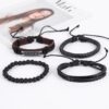 Hope Leather Bracelet Sets Unisex / Men Jewelry Vintage Classic Retro Bracelets - Image 2