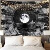 Moon with Mountain Tapestry 84" x 54" - Image 3
