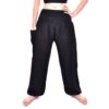 Solid Black Smocked Thai Harem Pants