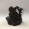 Mini-Rockery Ceramic Backflow Incense Holder Waterfall Incense Burner, Reflux Burner, Handmade Ceramic, Home Décor for Meditation, Mini-Zen Experience Size: 10.5*8.5 cm - Image 4