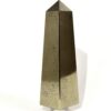 Pyrite Obelisk Tower: Jumbo Healing Wand for Abundance, Protection & Solar Will VTrendz