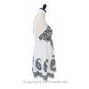 Batik Printed Short Scarf Dress with Adjustable Straps and Stretchable Back VTrendz