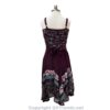 Batik Printed Ruffle Top Sundress with Georgette Lace Hem VTrendz