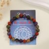 Scorpio Zodiac Crystal Bracelet – Intuitive Depth – Amethyst & Smoky Quartz – 8mm VTrendz