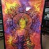 Buddha Bhumisparsha Mudra Wall Hanging Handmade Cotton Tapestry 84" x 54" inch - Image 5
