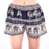 Elephant Print Comfy Shorts, Rayon Boho Shorts Hippie Bohemian Unisex One size Fitsmost VTrendz
