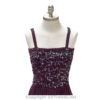 Batik Printed Ruffle Top Sundress with Georgette Lace Hem VTrendz