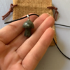 Dragon Blood Jasper Mushroom Carved Pendant Necklace Natural Crystals For Energy Balancing, Meditation, Reiki, Healing Approx. 2cm Pendant - Image 2