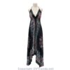Jamawar Scarf Dress Dori with Halter Neck & Back Ties VTrendz