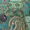 Vintage Patchwork Table Runner Indian traditional patchwork with embroidery, Table Runner/ Wall Hanging, Boho decor 15"x60" inch; VPT3 - Image 3