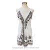 Batik Printed Short Scarf Dress with Adjustable Straps and Stretchable Back VTrendz
