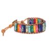 7-Chakra Bracelets Unisex Adjustable Metaphysical, Tranquility VTrendz
