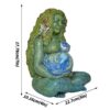 Gaia Mother Statue Nature Resin Figurine 7" x 4" x 5" - Image 2