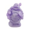 6 Piece Purple Laughing Buddha Statue Resin Feng Shui Figurine, 2.5 inch - Image 3