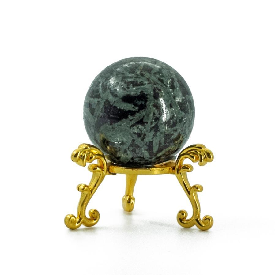 Natural Green Tourmaline Sphere – Artifact of Heart Vitality & Prosperity
